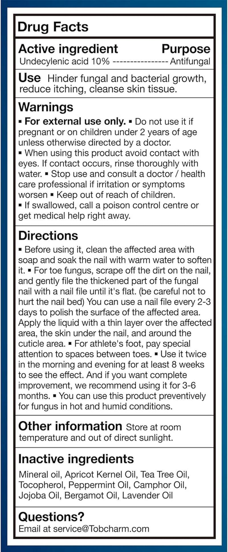 Nail Fungus Treatment for Toenails, Toe Nail Fungus Treatment, Nail Fungus Treatment, Toenail Fungus Treatment, Toe Fungus Treatment Extra Strength, Fungus Nail Killer, Nail Antifungal, Fungal Nail Treatment for Fingernails (30Ml)
