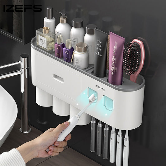 Wall-mounted Toothbrush Holder