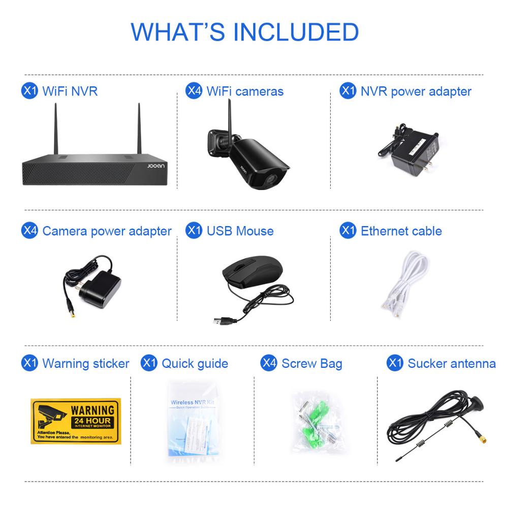 Wireless Security Camera 8CH CCTV NVR Set 1080P Outdoor Video Surveillance Systerm Security Camera