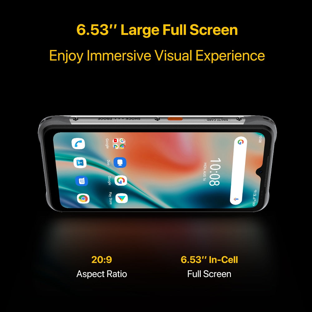 UMIDIGI BISON X10 PRO Rugged Smartphone NFC Global Version 6.53" IP68 4GB 128GB Helio P60 20MP Triple Camera 6150mAh Cellphone