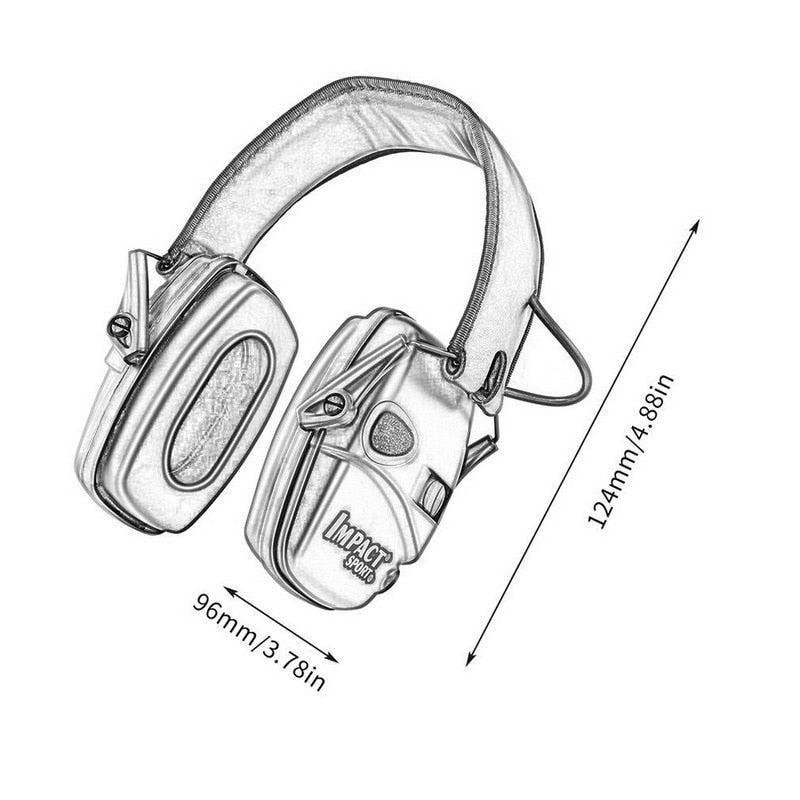 Original Tactical Electronic Shooting Earmuff