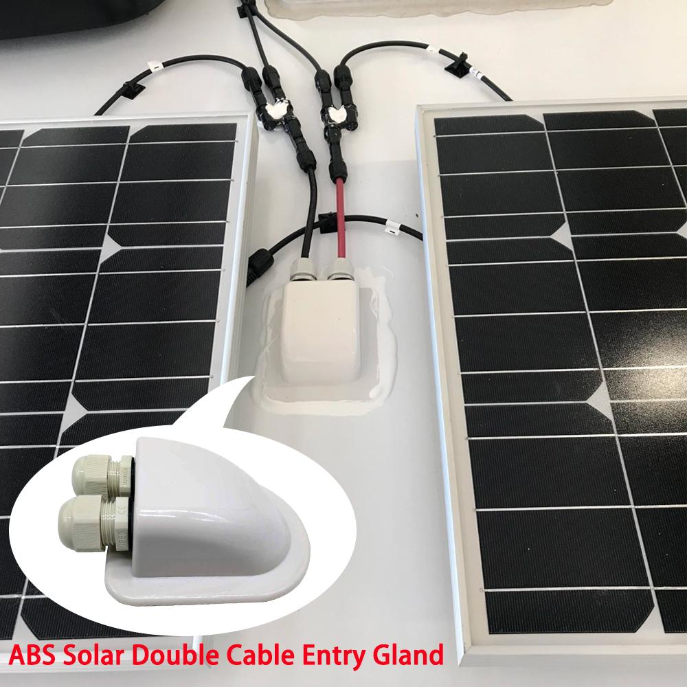 ACOPOWER 100W 12V Mono Solar RV Kits, 20A PWM Charge Controller
