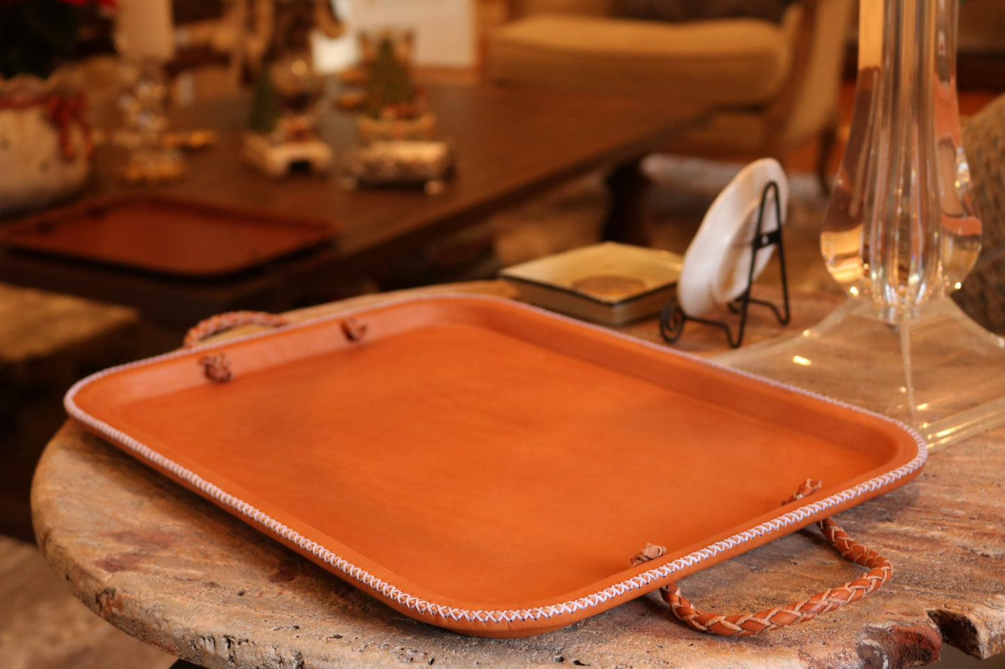 Hermana | Serving Tray with Braided Handles
