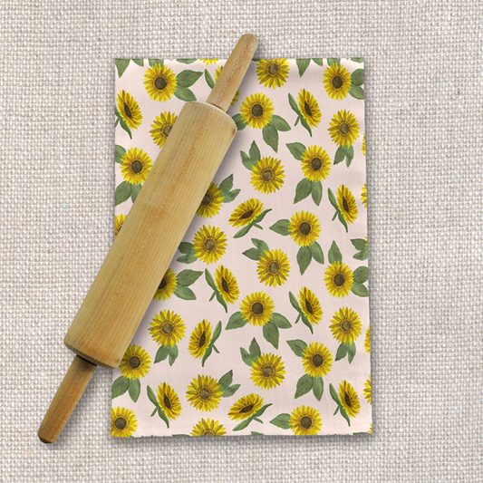 Sunflower Tea Towel