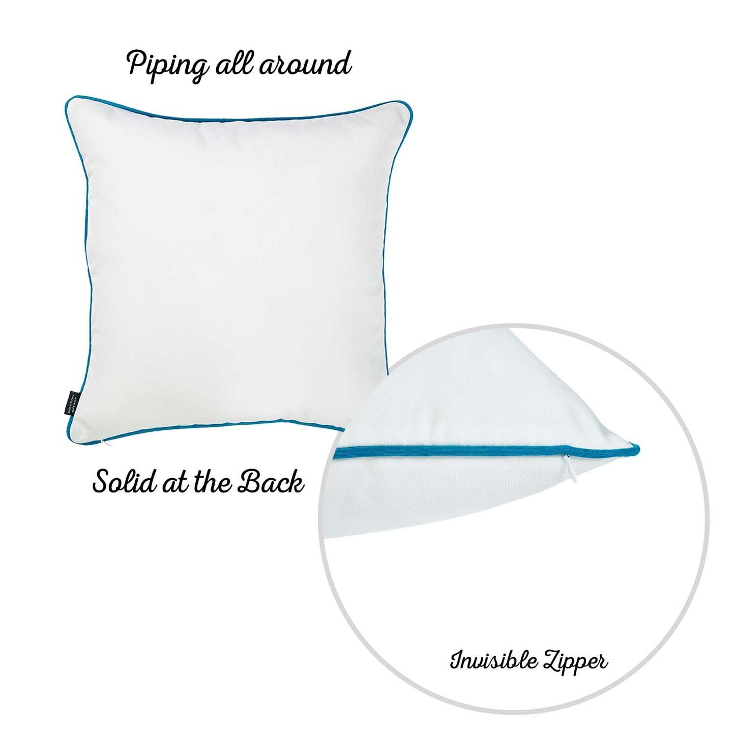 Watercolor Dragonfly Square 18" Throw Pillow Cover (Set of 4)