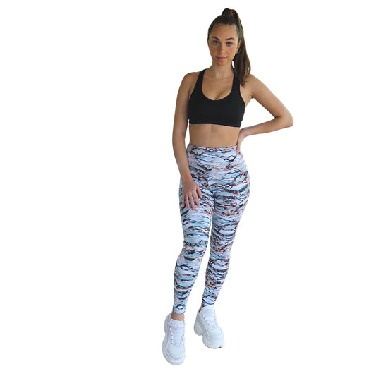 Prema Seamless High Rise Yoga Leggings - Cobra Print
