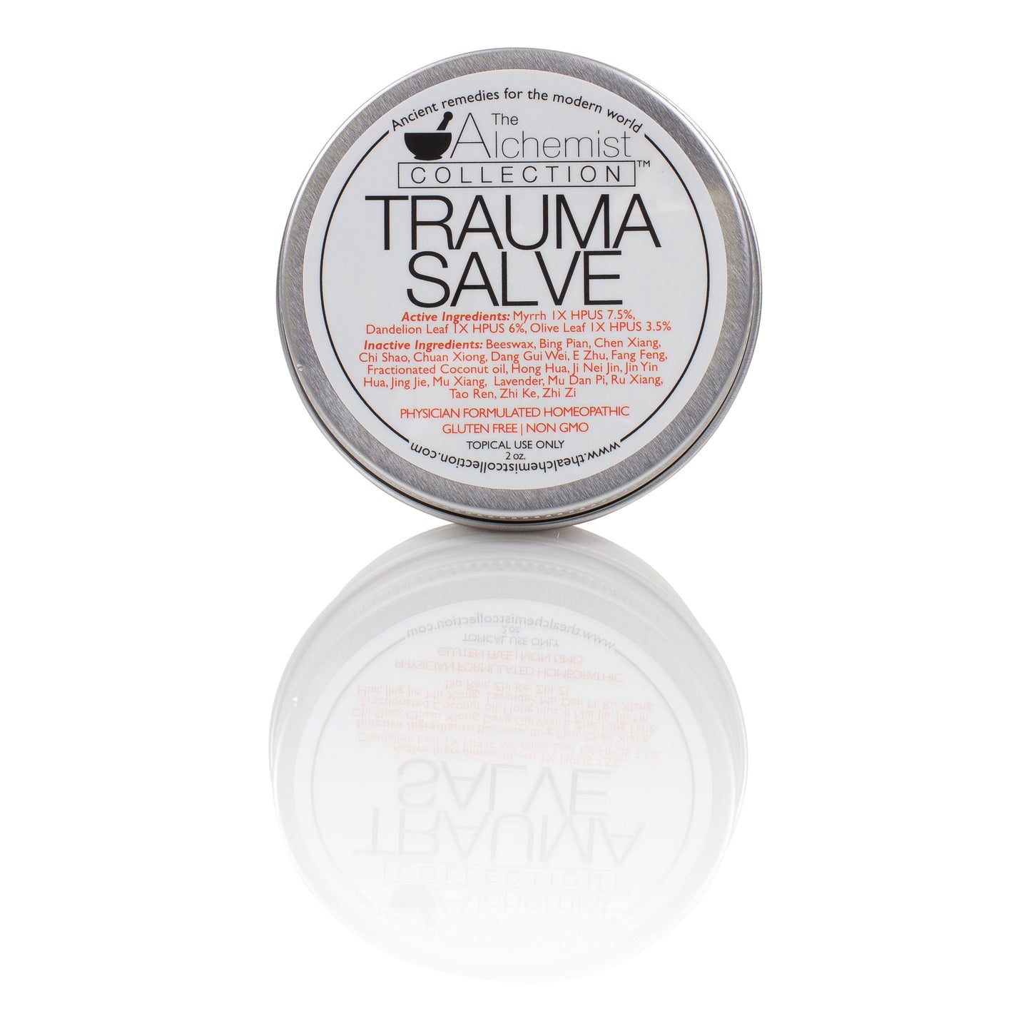 PAIN/FIRST AID: Trauma Salve for pain, swelling and bruising due to acute injury and blunt force trauma
