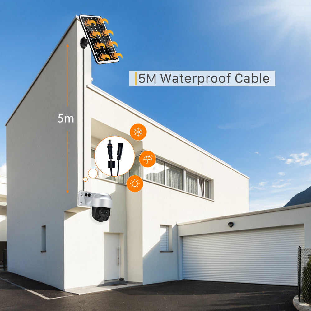 Solar Powered Wireless WiFi Surveillance Camera