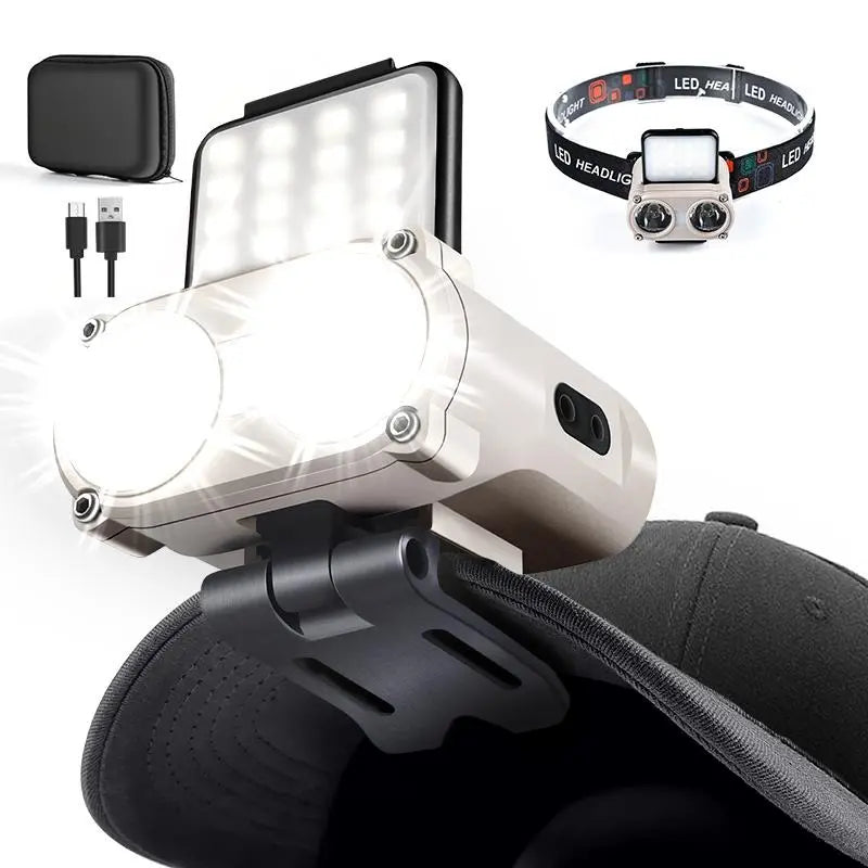 Hokolite LED Clip-On Hat Light 800 Lumens Rechargeable Spring Sale