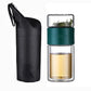 Tea Water Bottle Travel Drinkware Portable Double Wall Glass Tea Infuser Tumbler Stainless Steel Filters the Tea Filter