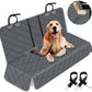 Dog Car Seat Cover, Back Seat Cover for Dogs Pet Car Seat Protector Waterproof Bench Car Seat Cover, Non-Slip Reat Seat Cover Fits Middle Armrest for Most Cars Trucks Suvs - Black