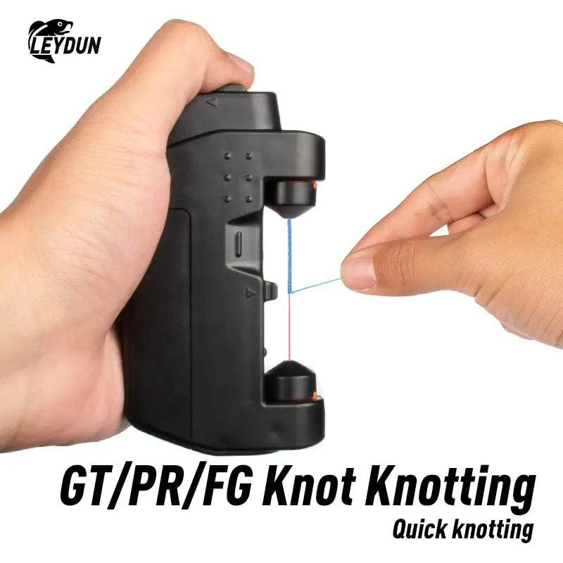 Professional title: " Electric Knot Tying Tool for Fishing - GT PR FG Knotting Machine with Bobbin Winder and Japan Knot Tool"