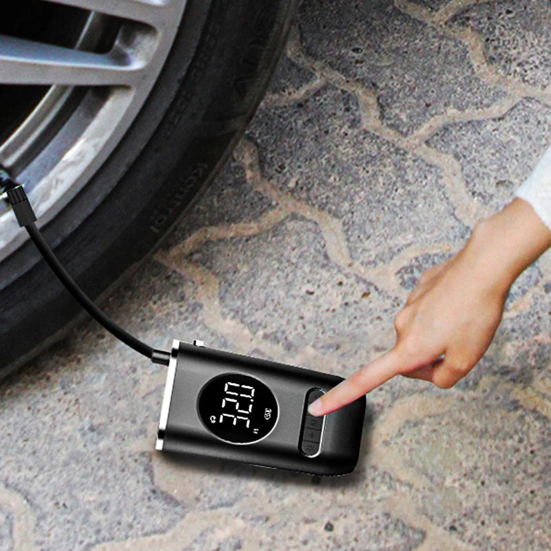 Car Electrical Air Pump Mini Portable Wireless Tire Inflatable Pump Inflator Air Compressor Pump for Car Motorcycle Bicycle Ball