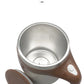 Lazy Coffee Stirring Cup Auto Stirring Cup Magnetic Rotating Electric Milk Cup Mark Cup 304 Stainless Steel