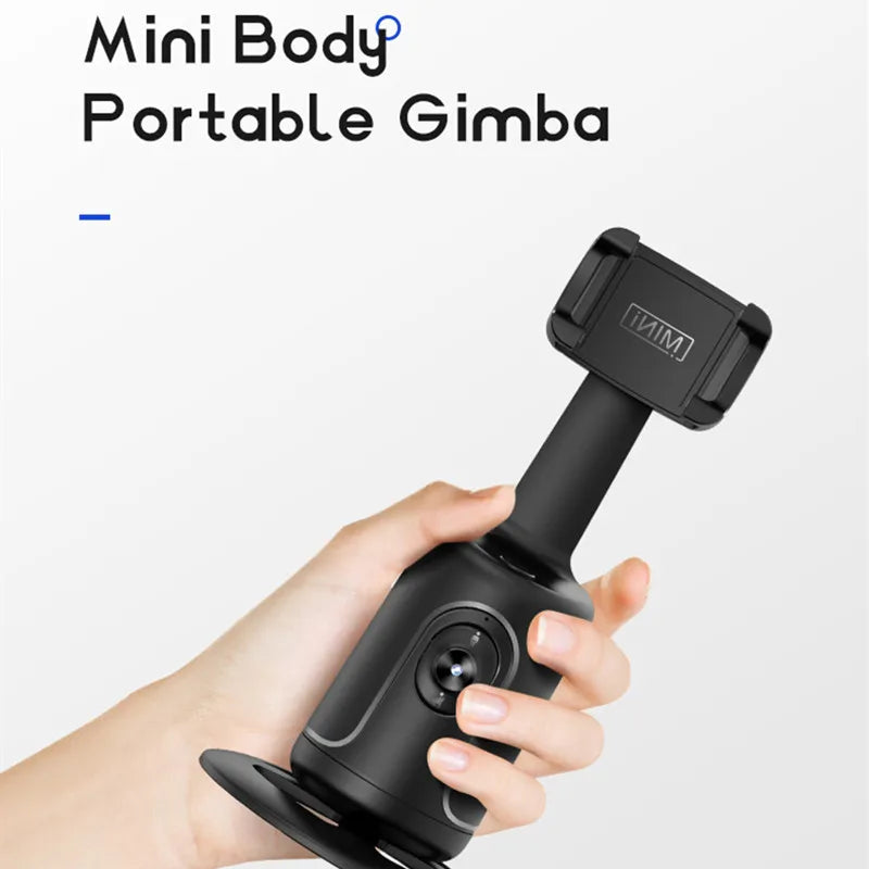 FANGTUOSI 2022 New 360 Rotation follow-up Gimbal Stabilizer Monopod Desktop tracking gimbal For Tiktok live photography