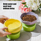 2024 Flower-Shaped Ceramic Pet Bowl for Cats