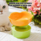 2024 Flower-Shaped Ceramic Pet Bowl for Cats