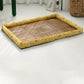 Professional Title: "Breathable Lightweight Rattan Cat Bed with Cooling Mat for Small Dogs"