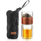 Tea Water Bottle Travel Drinkware Portable Double Wall Glass Tea Infuser Tumbler Stainless Steel Filters the Tea Filter