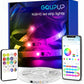 GUPUP 50 FT LED Strip Lights,Bluetooth LED Lights for Bedroom, Color Changing Light Strip with Music Sync, Phone Controller and IR Remote(App+Remote +Mic).