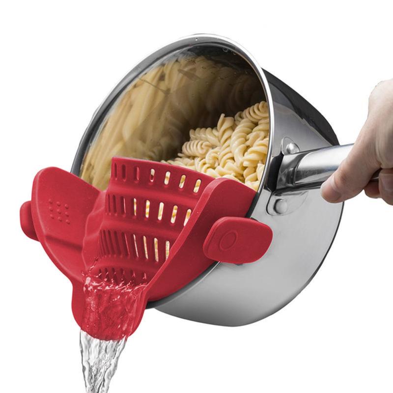 SILICONE CLIP ON POT STRAINER