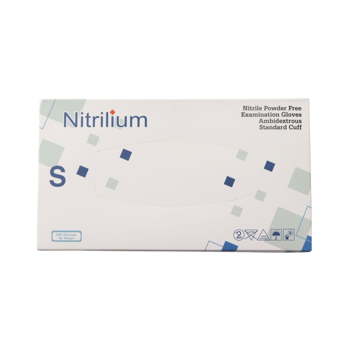 Nitrile Gloves -10 Boxes (8.49$/Box of 100pcs-100% Nitrile Patient Examination Gloves/ FDA 510(K), 4Mil - Nitrilium)