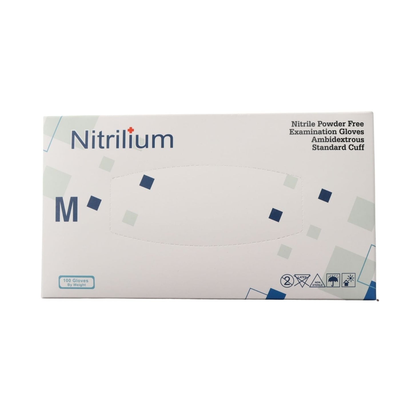 Nitrile Gloves -10 Boxes (8.49$/Box of 100pcs-100% Nitrile Patient Examination Gloves/ FDA 510(K), 4Mil - Nitrilium)