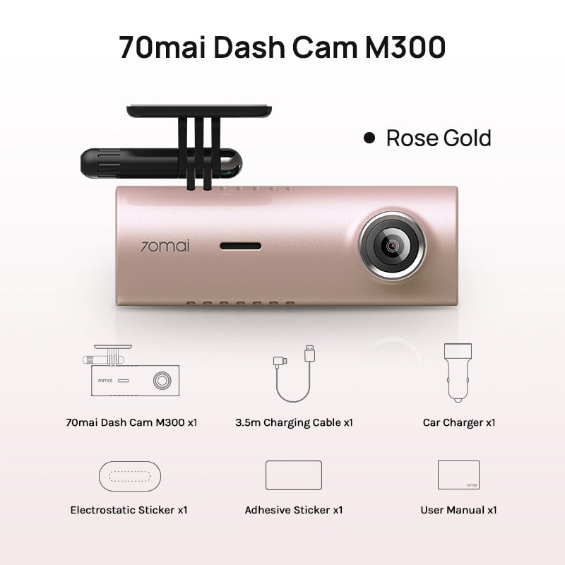 Products 70mai Dash Cam M300 Car DVR