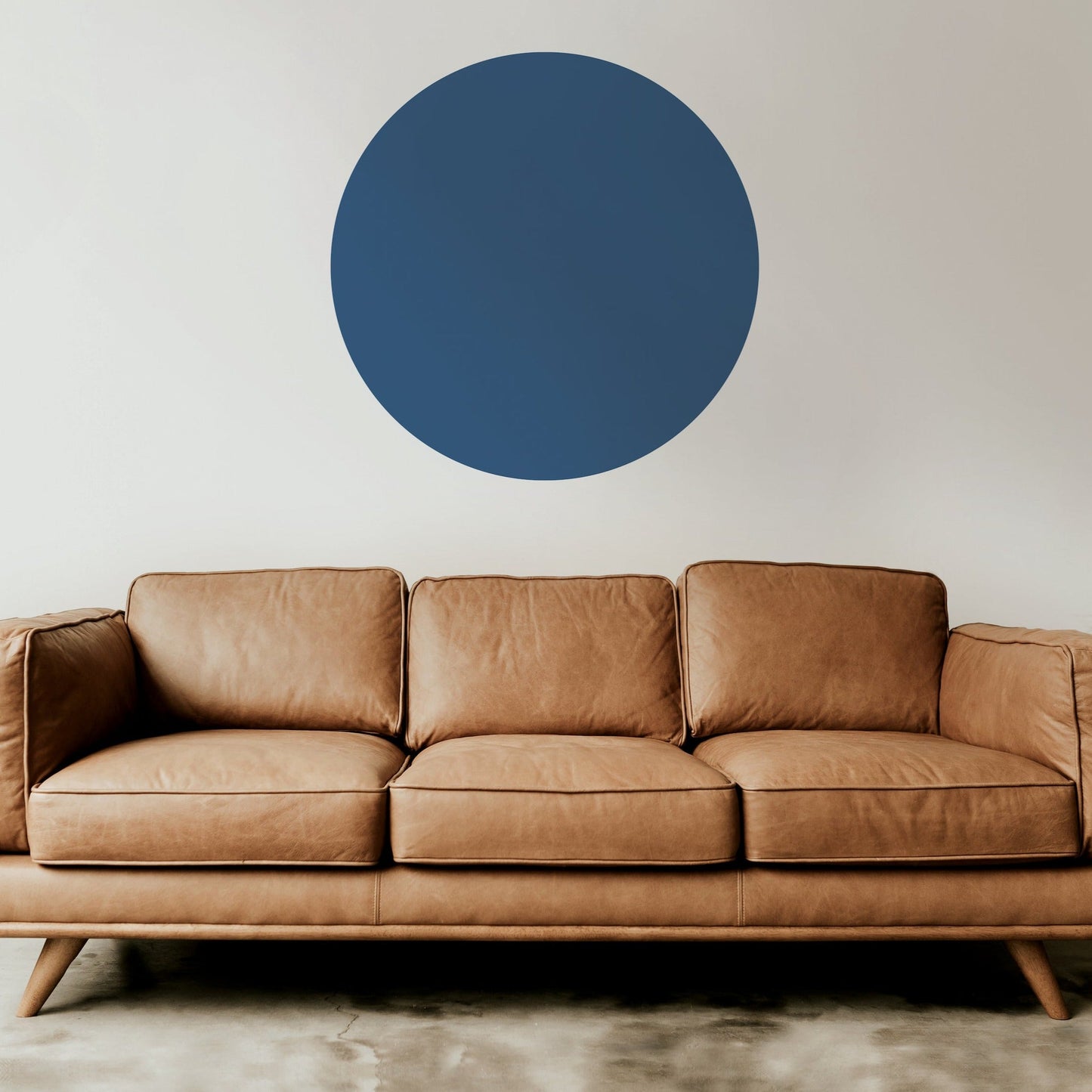 Circle Decal - SALE - Deep Blue w/ IMPERFECTIONS