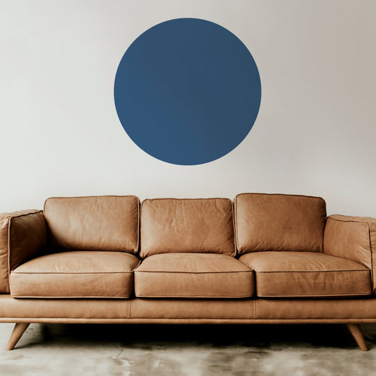 Circle Decal - SALE - Deep Blue w/ IMPERFECTIONS