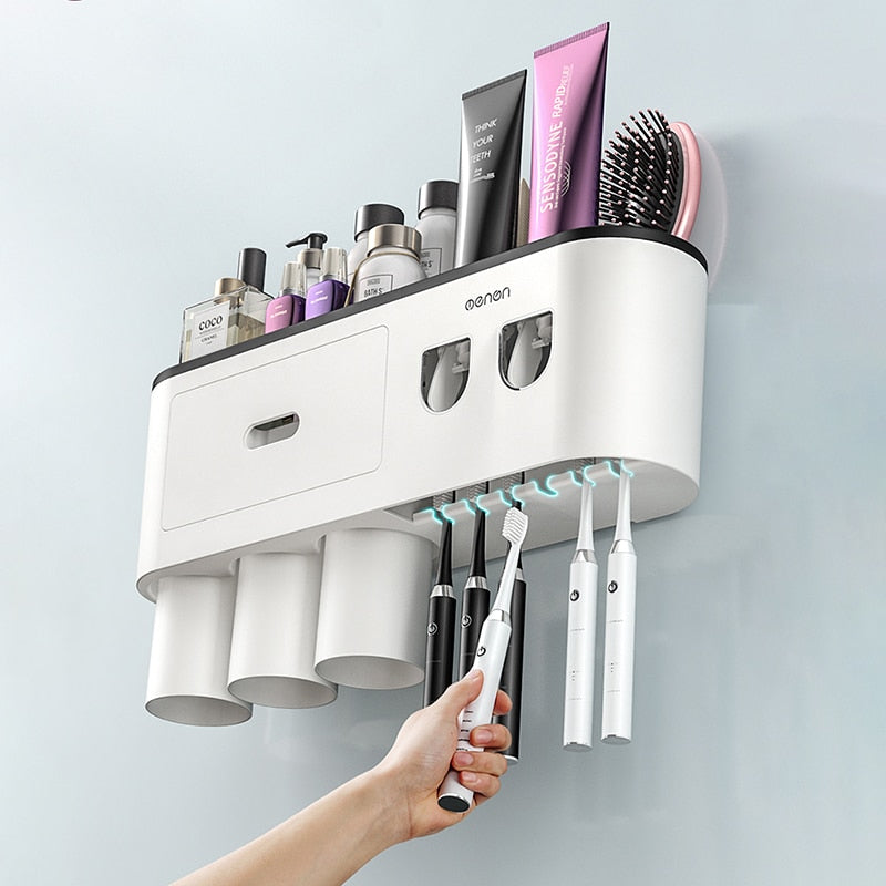 Wall-mounted Toothbrush Holder