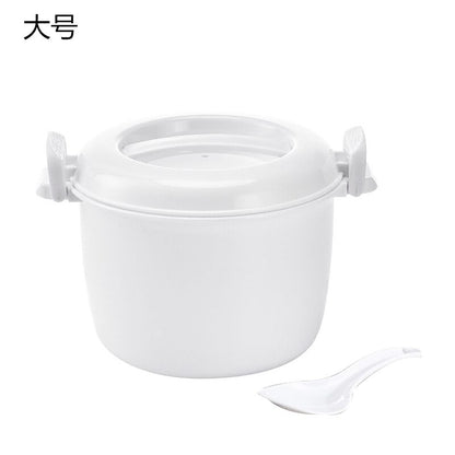 Portable Microwave Oven Rice Cooker Multifunctional Steamer Thermal Insulation Bento Lunch Box Food Grade PP Steaming Utensils