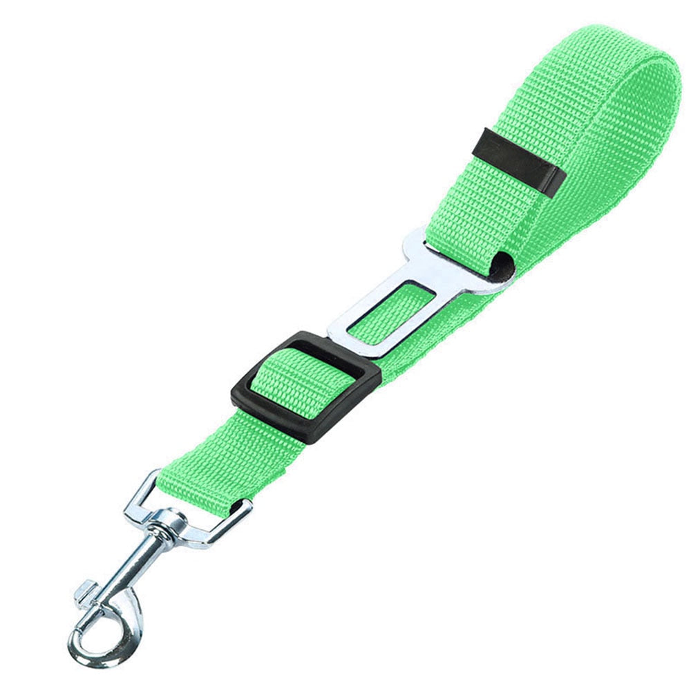 Pet Supplies Car Seat Belt Dog Seat Belt Dog Leash Vehicle Belt Adjustable Cushioning Elastic Reflective Safety Rope for Dog Cat