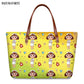 INSTANTARTS Cartoon Nurse Print Women Casual Work Handbags Large Capacity Tote Hospital Paramedical Fashion Travel Shoulder Bag