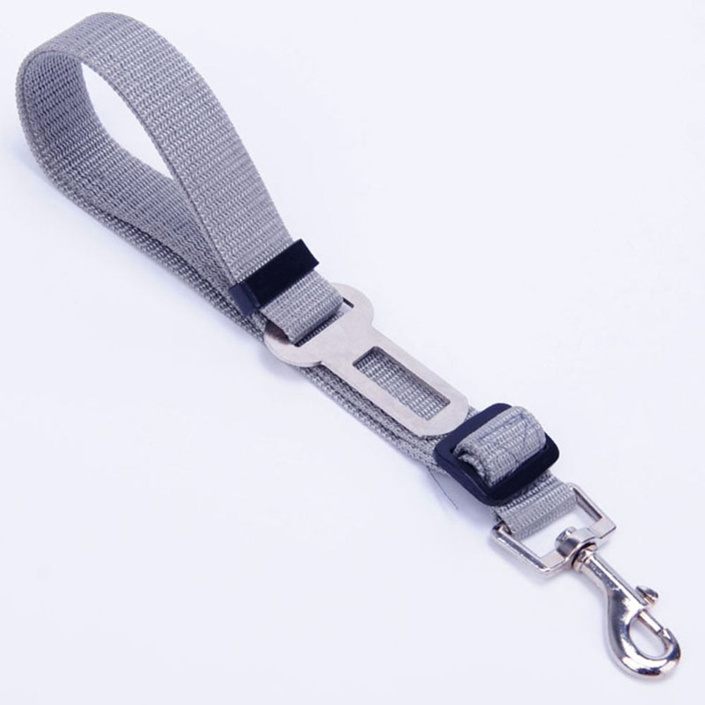 Pet Supplies Car Seat Belt Dog Seat Belt Dog Leash Vehicle Belt Adjustable Cushioning Elastic Reflective Safety Rope for Dog Cat