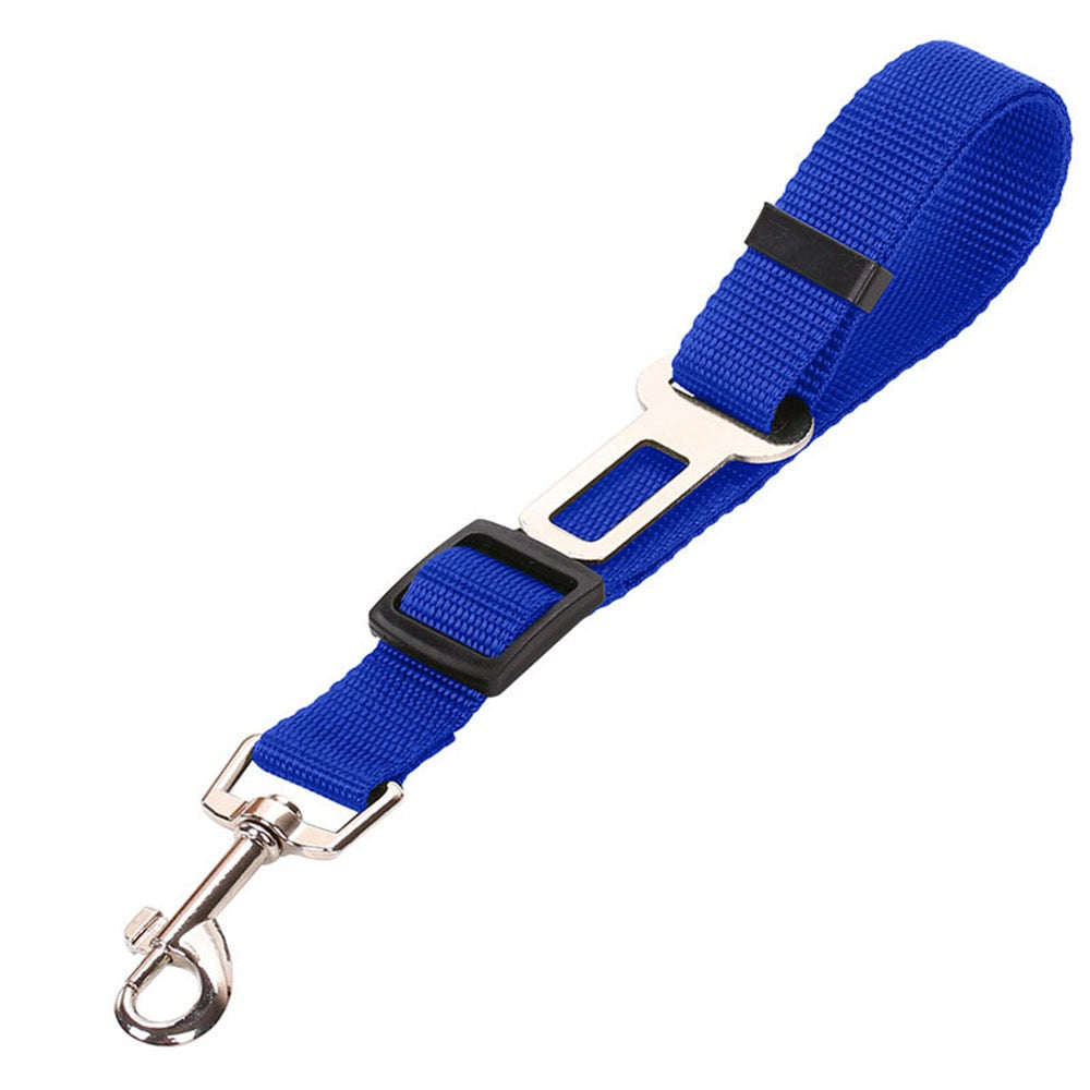 Pet Supplies Car Seat Belt Dog Seat Belt Dog Leash Vehicle Belt Adjustable Cushioning Elastic Reflective Safety Rope for Dog Cat