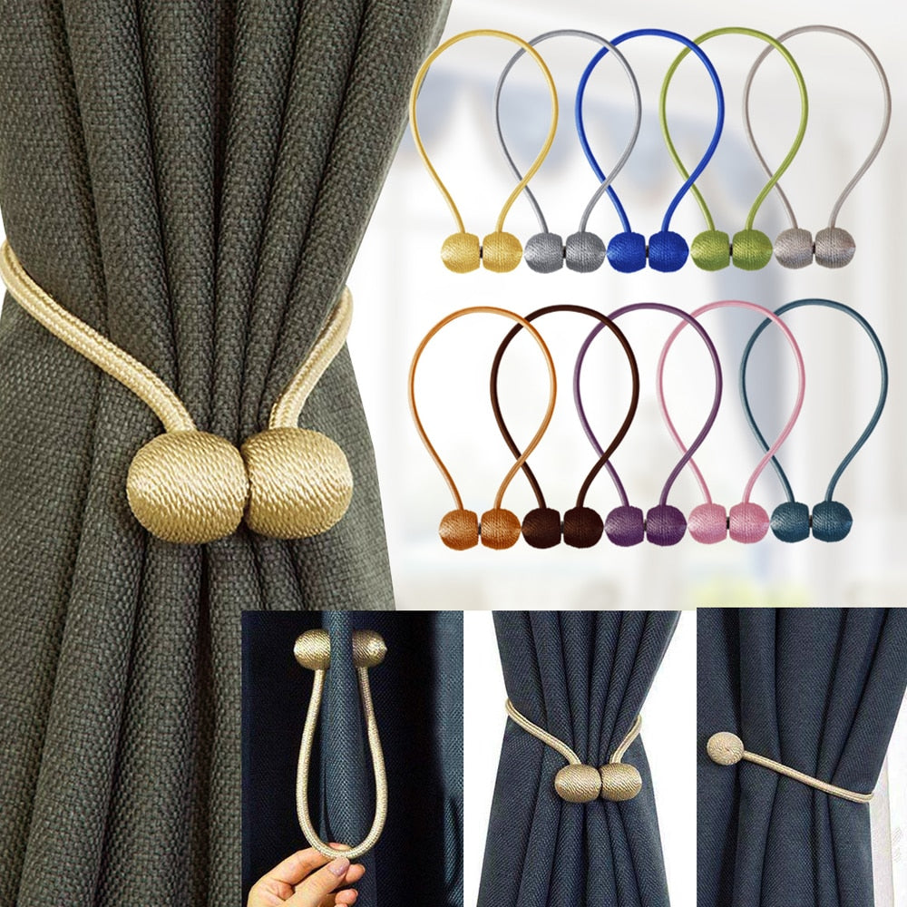 Polyester  Magnetic Curtain Tieback