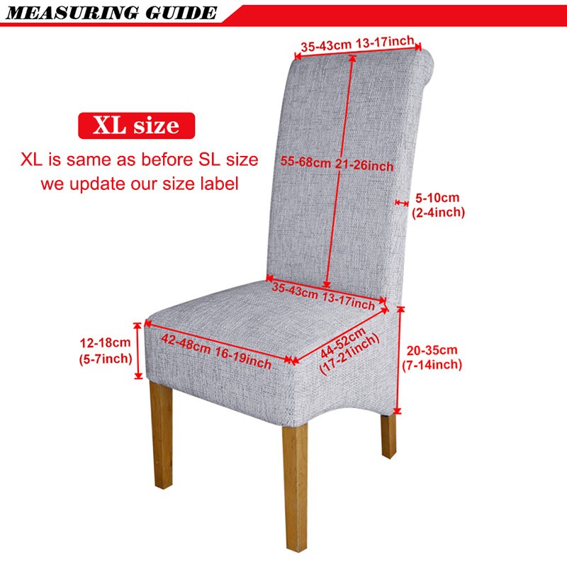 XL Size long back King Back Chair Cover Spandex Fabric Chair Covers Restaurant Hotel Party Banquet seat Slipcovers