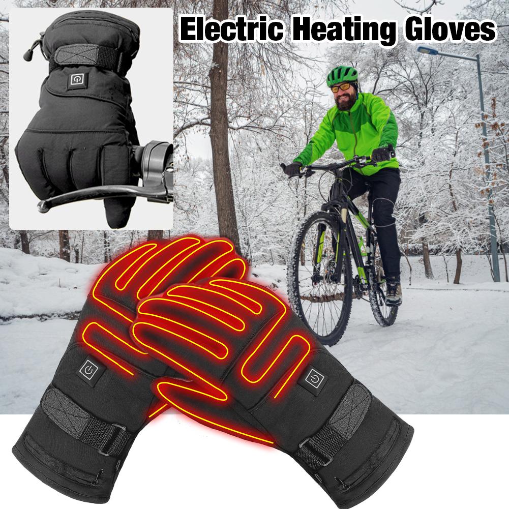 Heated Gloves 3.7V Rechargeable Battery Powered Electric Heated Hand Warmer for Hunting Fishing Skiing Cycling