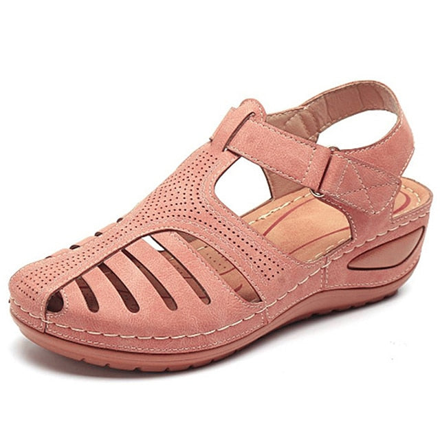 Women Sandals New Summer Shoes Woman Plus Size 44 Heels Sandals For Wedges Chaussure Femme Casual Gladiator Platform Shoes Talon