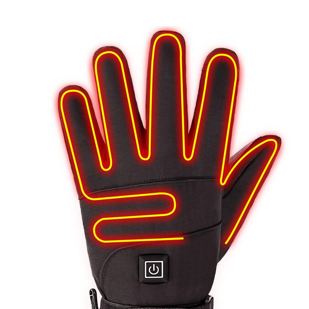 Heated Gloves 3.7V Rechargeable Battery Powered Electric Heated Hand Warmer for Hunting Fishing Skiing Cycling