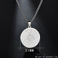 Pentagram Necklace Seven Archangel Amulet Protection Pentacle Pendant Necklaces for Women Men Trend Stainless Steel Jewelry Gift