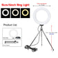 6 inch Ring Light With Tripod Stand