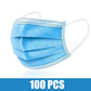 10-200pcs Surgical Face mask Disposable Black Non-wove  Filter Medical masks Certified surgical mask security protection masque