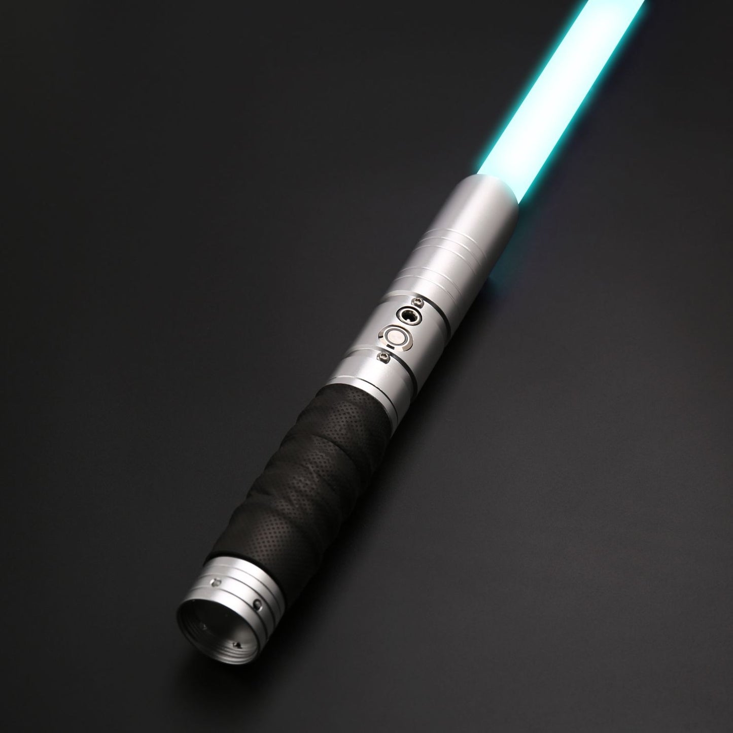 TXQSABER RGB Lightsaber Metal Hilt for Heavy Dueling 12 Color LED Change Volume Force 10 SoundFons FOC Blaster Laser Sword toys