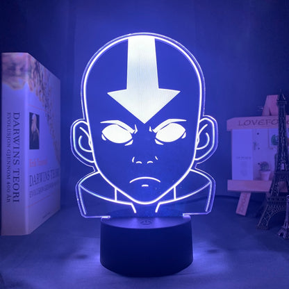 Acrylic 3d Lamp Avatar The Last Airbender Nightlight for Kids Child Room Decor The Legend of Aang Appa Figure Table Night Light