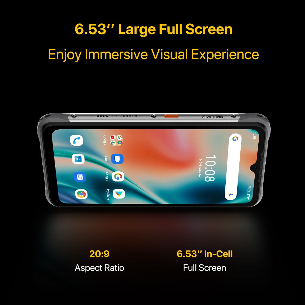 UMIDIGI BISON X10 PRO Rugged Smartphone NFC Global Version 6.53&quot; IP68 4GB 128GB Helio P60 20MP Triple Camera 6150mAh Cellphone