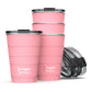 16 oz. Party Tumbler - 4 Pack - Backyard BBQ Set