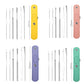 5/6 Pcs Stainless Steel Earpick Set Ear Vax Remover Double-Headed Spiral Cleaning Tools Curette Spoon Care