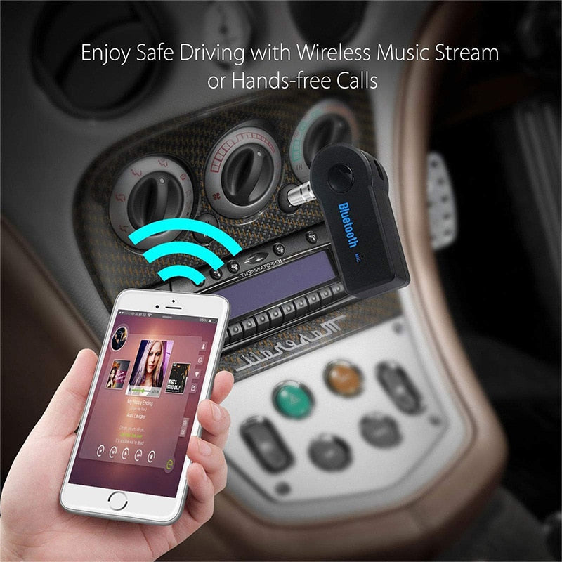 Aux Car Bluetooth Receiver 5.0 Bluetooth Receiver Audio Adapter Audio Conversion